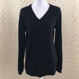 Uuyuk Black V Neck Sweater Size XXL